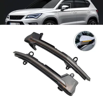 

LED Dynamic Turn Signal Blinker Sequential Side Mirror Indicator Light For Seat Ateca Cupra Ateca Tarraco Xcellence 2016-2019