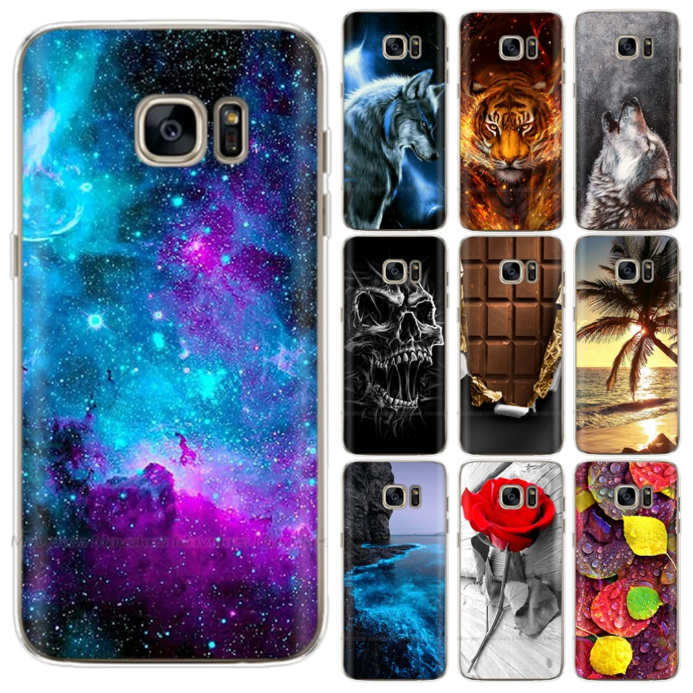 Funda de silicona para Samsung Galaxy S7 Edge, funda para Samsung Galaxy S6 Edge, S7 S6 G920F I9600