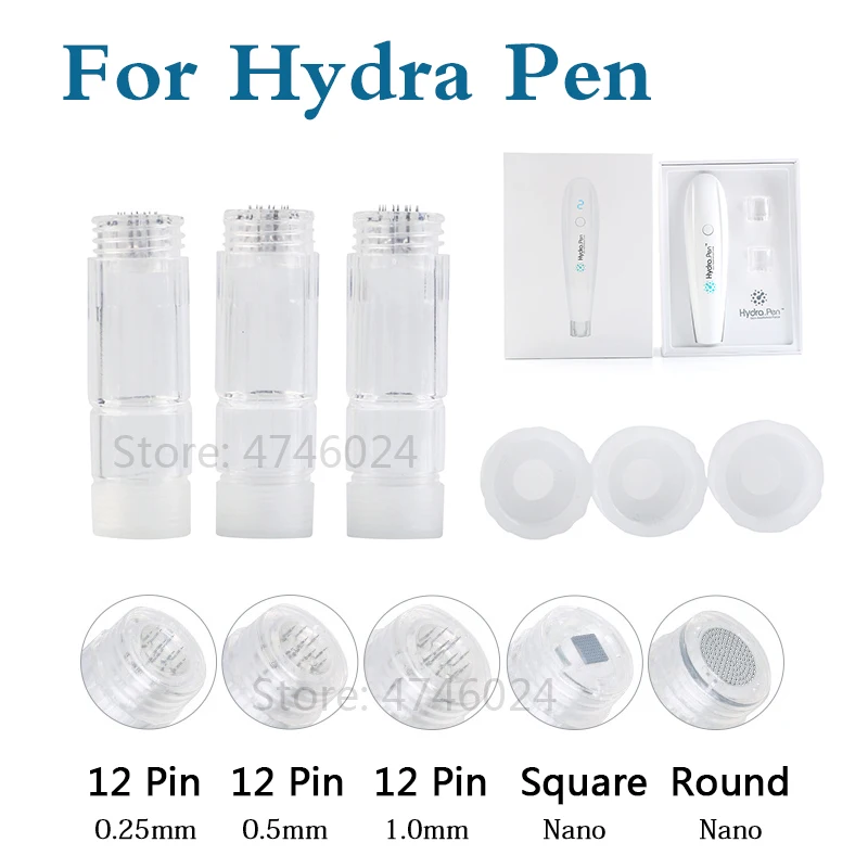 Игольчатые картриджи Hydra Pen H2 12 контактный нано микрокартридж для электрической
