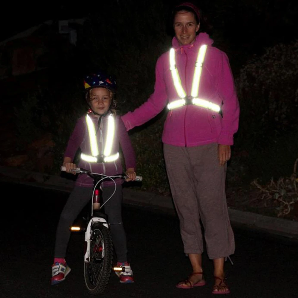 Security Running Cycling Safety Reflective Vest High Visibility Jacket FOR Honda CB1000R Biz 125 Goldwing GL1800 Shadow VT 600