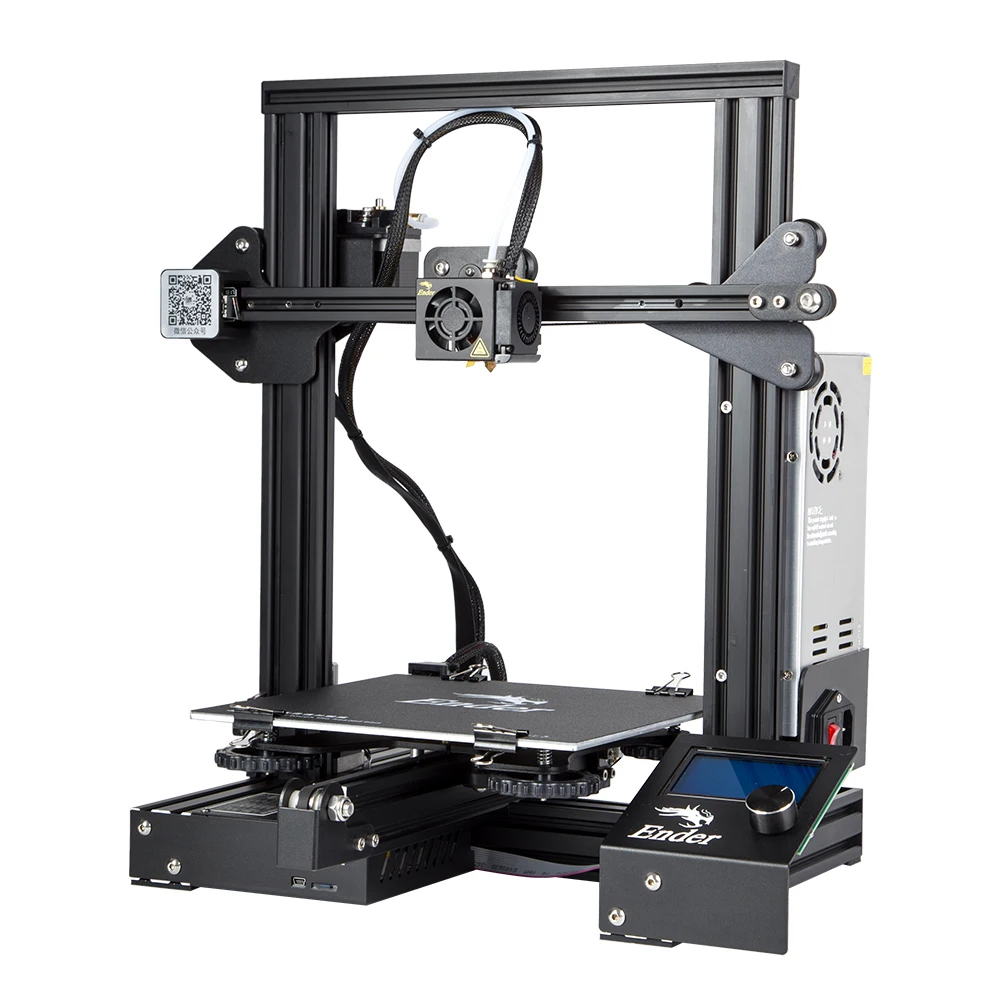 CREALITY 3d принтер Ender-3/Ender-3X улучшенное закаленное стекло опционально, V-slot Resume power Failed Printing DIY KIT Hotbed