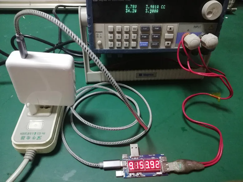 PD ловушка QC3.0 триггер детектор тип-c Быстрая зарядка старение USB напряжение и измеритель тока Емкость Тестер