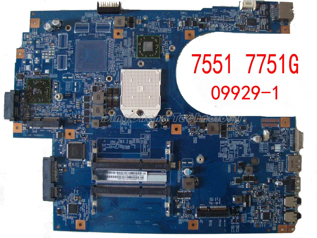 Материнская плата для ноутбука ACER 7551 7751G Φ MB 09929-1 48 4hp01. 011 материнская HD4200 DDR3 |