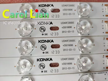 

Set = 10 80pcs tira retroiluminação LED para LED40F3300C LED40F3300DC 35017105 35017106 35016696 35016697