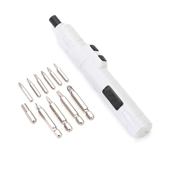 

Mini Electric Screwdriver Electric Tool Rechargeable Multifunctional Radio Drill 11 Piece Set Set Household