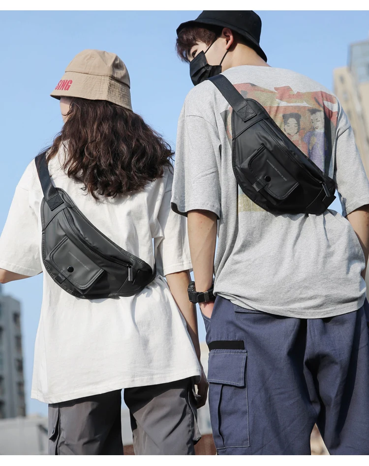Модная брендовая уличная спортивная сумка на груди, уличная трендовая Студенческая Индивидуальная сумка, Женская оснастка, модная