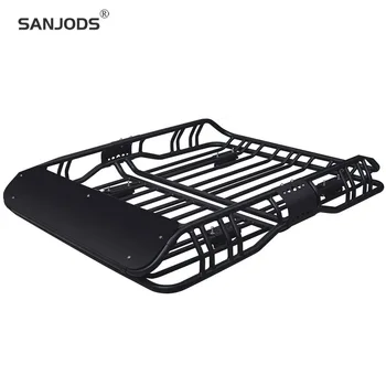 

SANJODS Roof Box Big Capacity Roof Rack Aluminum Roof Box 220 Lb Stylish And Versatile Roof Basket For Bulky Cargo