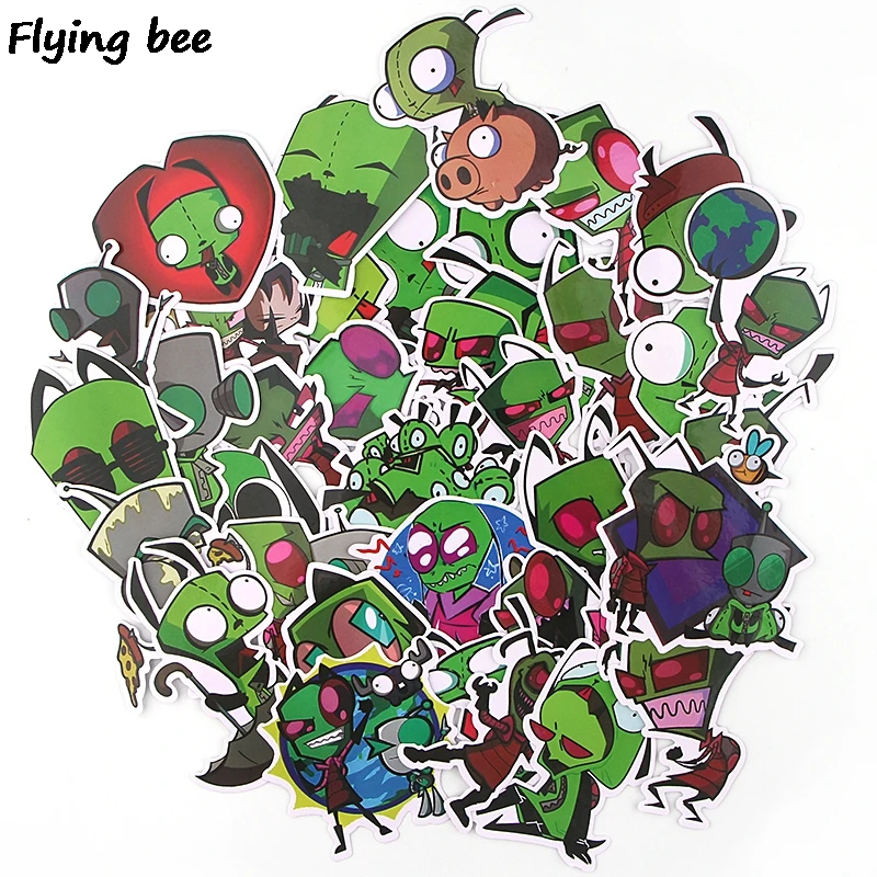 Flyingbee 38 шт. креативная тема Водонепроницаемая Автомобильная наклейка из ПВХ для
