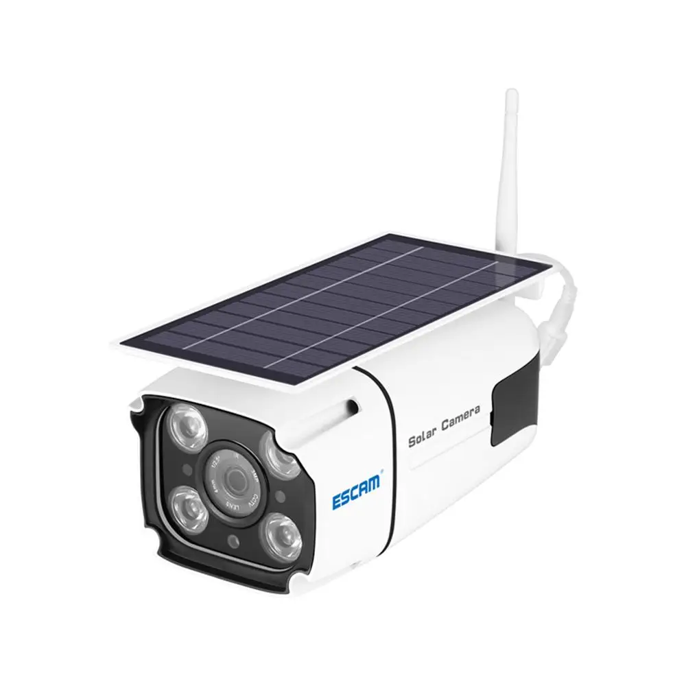 ESCAM QF260 без «косточек Солнечный Мощность IP Камера 2MP 1080P Беспроводной домофон воды-доказательство WI-FI Камера