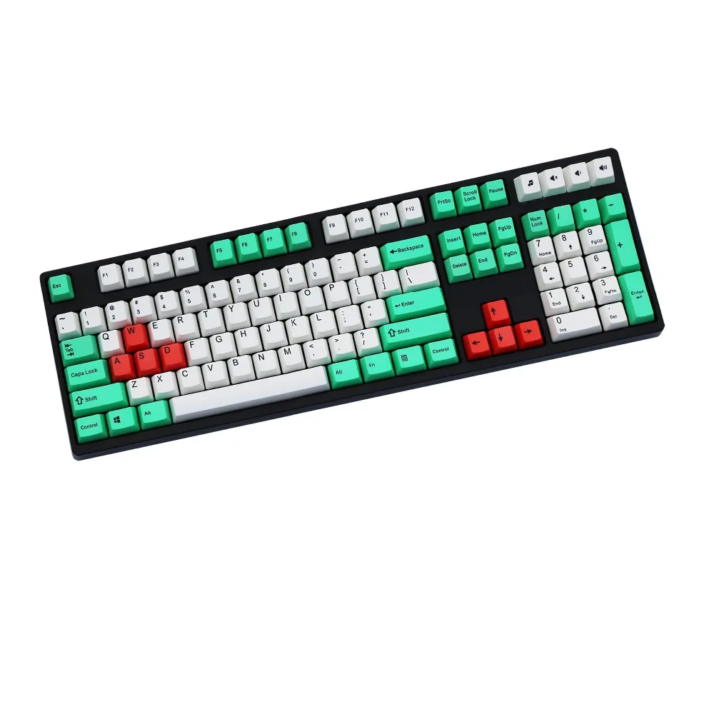 108 клавишей/упаковка ANSI макет PBT краситель сублимационный ключ Кепка механическая клавиатура для вишни IKBC FILCO OEM профиль - Цвет: model 1