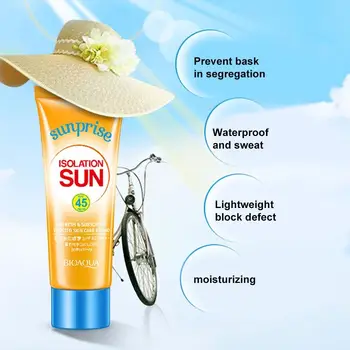 

Sunscreen Cream Moisturizer Block Sun Water Resistant Lotion Foundation Skin Protective Oil-control Whitening Sunscreen Cream