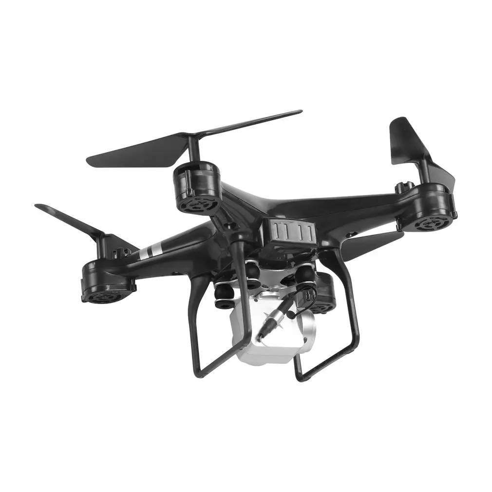 KY101D Радиоуправляемый вертолет Дрон с HD wifi FPV 4K 16MP камера 2,4G 4-осевой RC летательный аппарат дроны 20 минут долгое время полета - Цвет: BLACK 1080P 2CELL