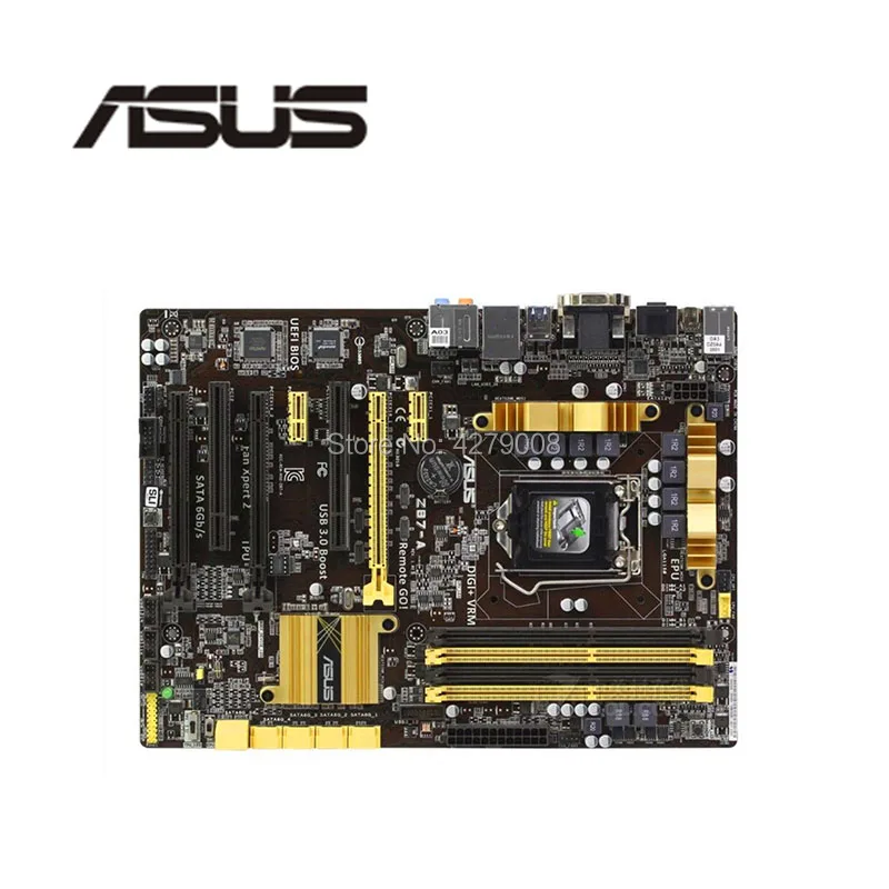 

Socket LGA1150 PCI-E3.0 USB3.0 SATA3 For ASUS Z87-A Original Used Desktop for Intel Z87 Motherboard DDR3