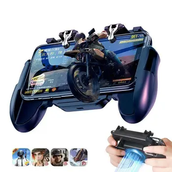 

PUBG Controller for iphone Heat Dissipation H5 Cooling Fan PUBG Mobile Android Game Pad for phone l1r1 Gaming Trigger Joystick