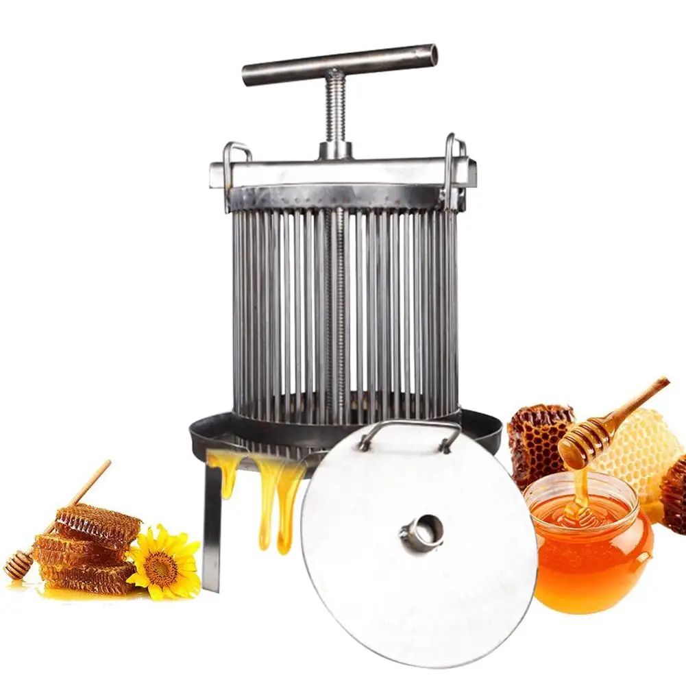 

Beekeeping Tools Manual Mesh Honey Wax Press Machine Bee Wax Presser Machine Stainless Steel Manual Honey Presser Household