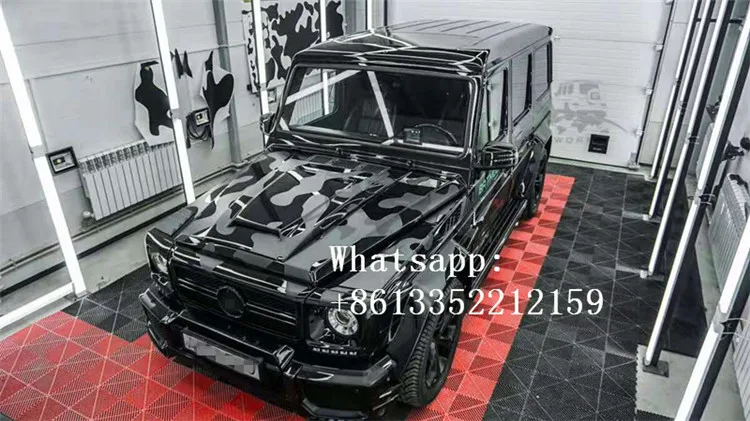 G класс W463 Материал FRP крышка капота подходит для G-wagon W463 G500 G550 G55 G63 G65 капот с логотипом B