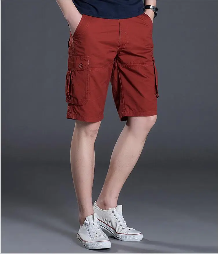 

Men Military Cargo Shorts New 2020 Brand Army Camouflage Shorts Men Cotton Loose Work Casual Short Pants Overalls Cargo Trousers