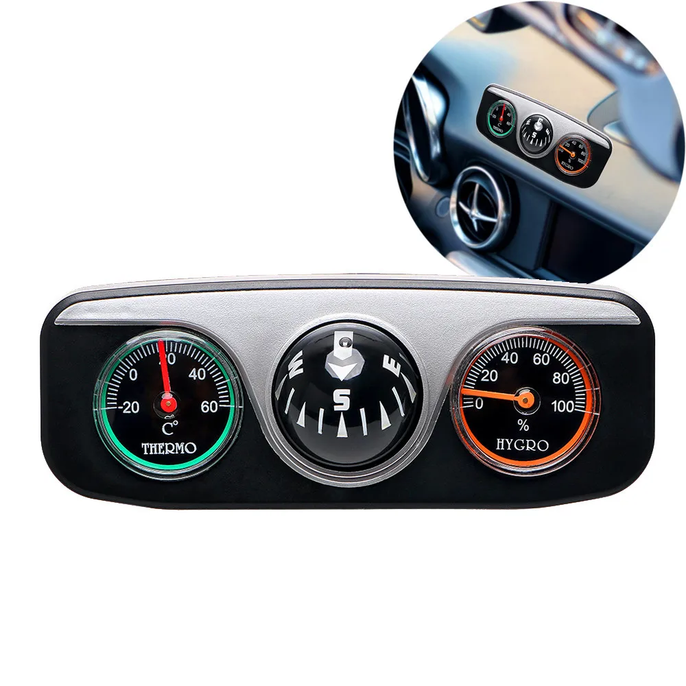 Super Practical Multi-Function Car Thermometer Compass