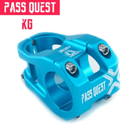Pass Quest KG 31,8 мм 28,6 мм велосипедный стержень DH ENDURO AM DJ 35 мм MTB Горный шоссейный велосипед Горный FR велосипедный стержень велосипедные детали - Цвет: blue