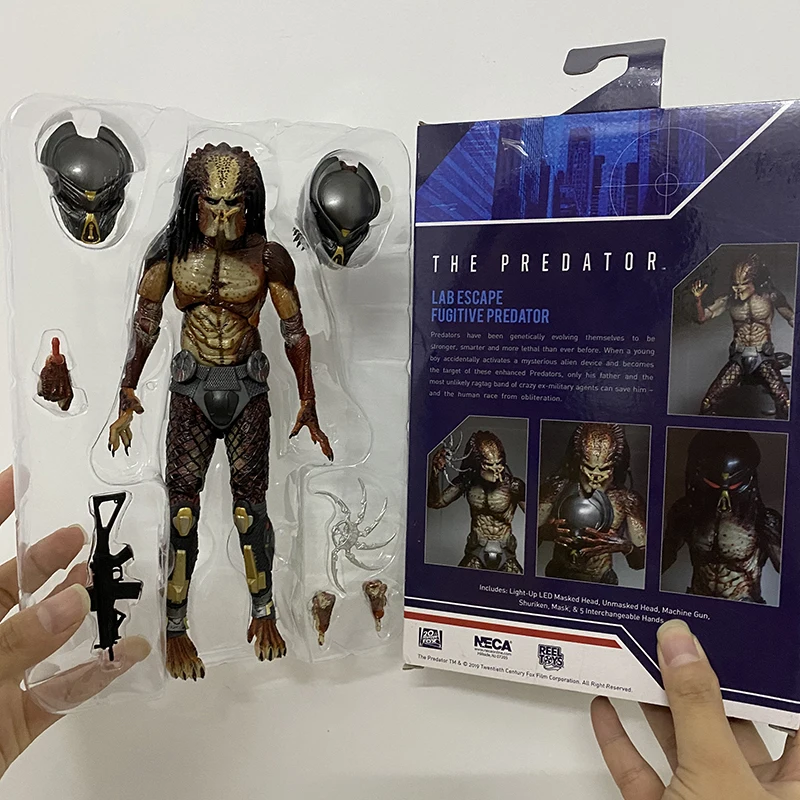 Экшн-фигурка хищника NECA с светильник кой светодиодный маска | Игрушки и хобби