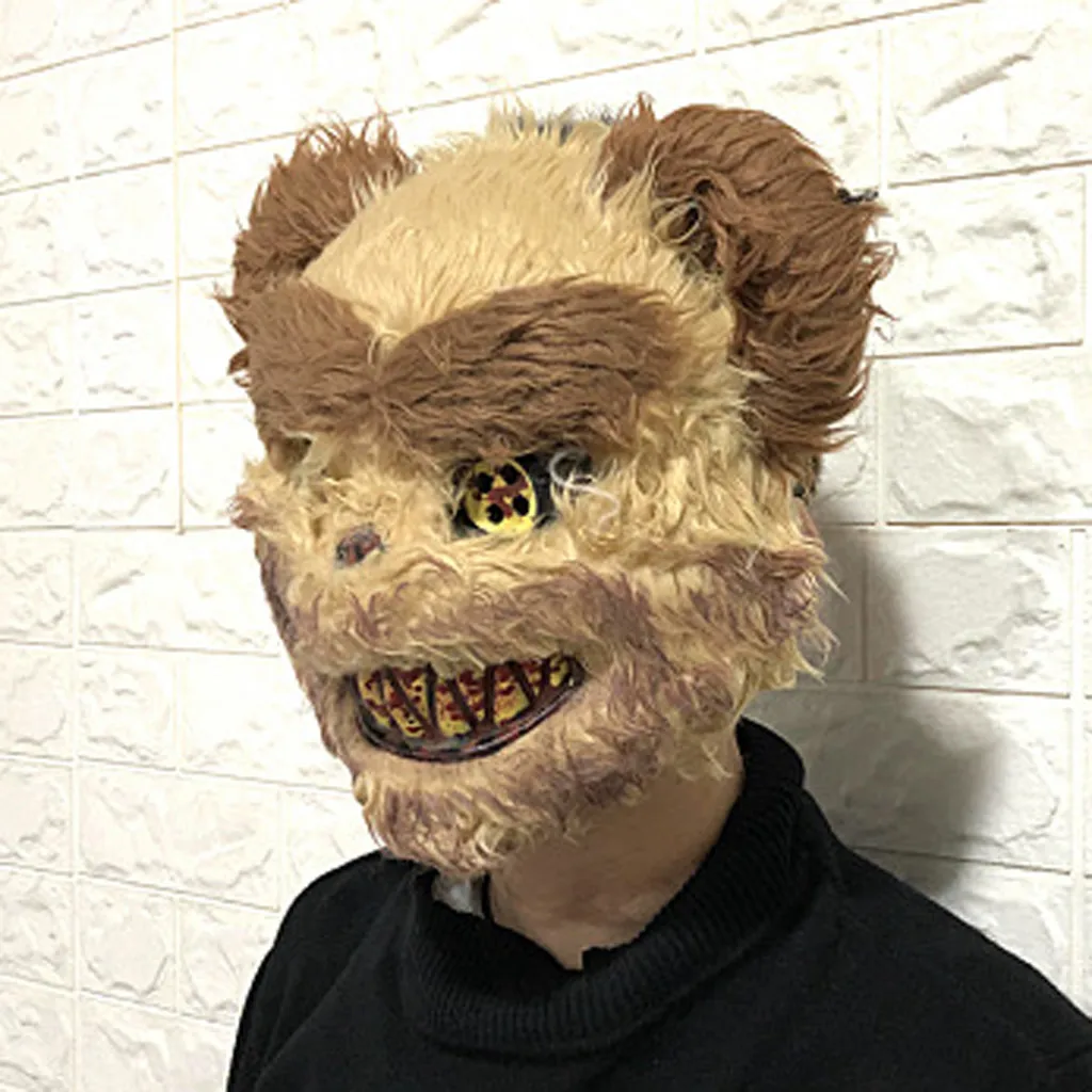 Halloween mask Halloween Cosplay Scary Wolf Mask Costume For Adults Party Decoration Props Creepy outdoor scary D30813