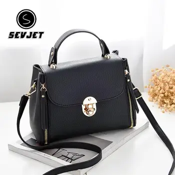 

2019 Brand New Arrival Pu Leather Women HandBags Female Solid Fashion Shoulder Bag Vintage Small Messenger Bags For Women NB105