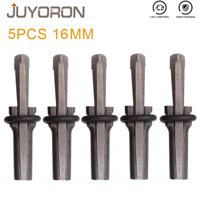 5pcs 5/8" And Feather Shims Concrete Rock Stone Splitter Hand Tools