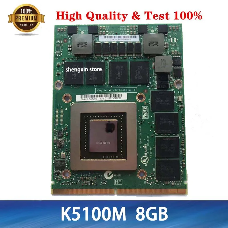 K5100M K5100 8 ГБ для DELL M6700 M6800 hp 8770W ZBOOK 17 G1 G2 N15E-Q5-A2 CN-034P9D видеографические Дисплей карты