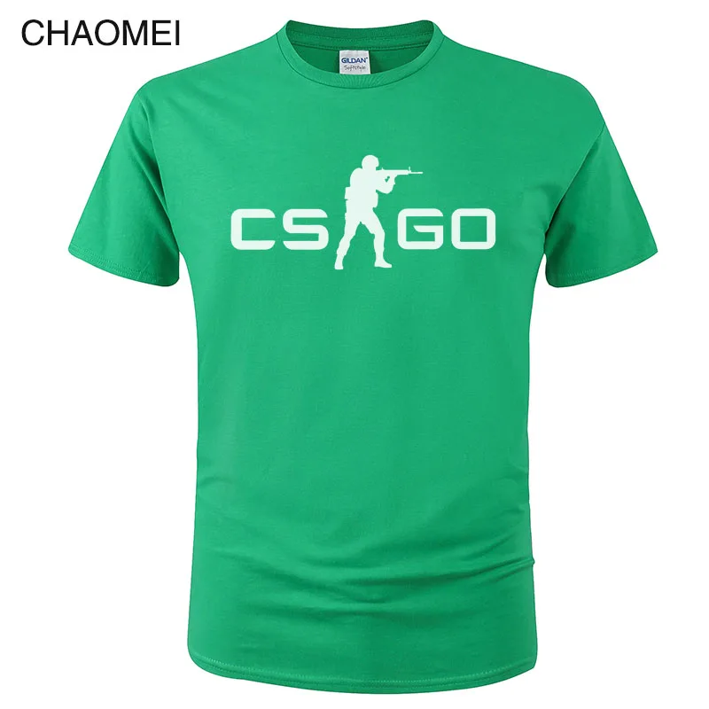 Игра CS GO Футболка мужская летняя футболка csgo высокое качество мужские футболки, брендовая одежда хип хоп топы Homme футболка C105