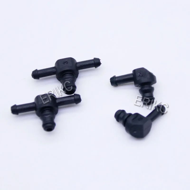 Common Rail Diesel Injector Return Oil Backflow Pipe Connector T Type Plastic Tee Joint Fitting for 0445 110 Injection
