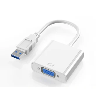 

USB 3.0 to VGA Adapter External Video Card Multi Display Converter for Win 7/8/10 Desktop Laptop PC Monitor Projector HDTV
