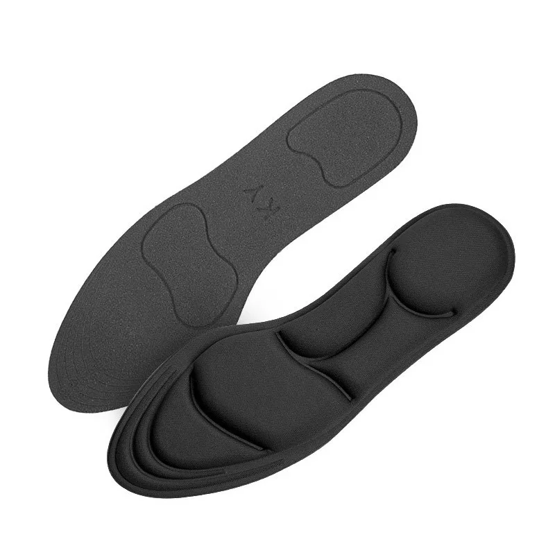 4D флок пены памяти orthotic стелька супинатор ортопедический стельки для обуви плоские Ноги Уход подошва обуви ортопедические подушки