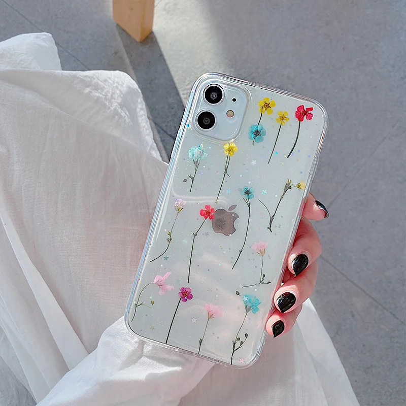 Прозрачный мягкий чехол из ТПУ для iPhone 11 pro max X 6 6S 7 8 plus с натуральными цветами XS Max