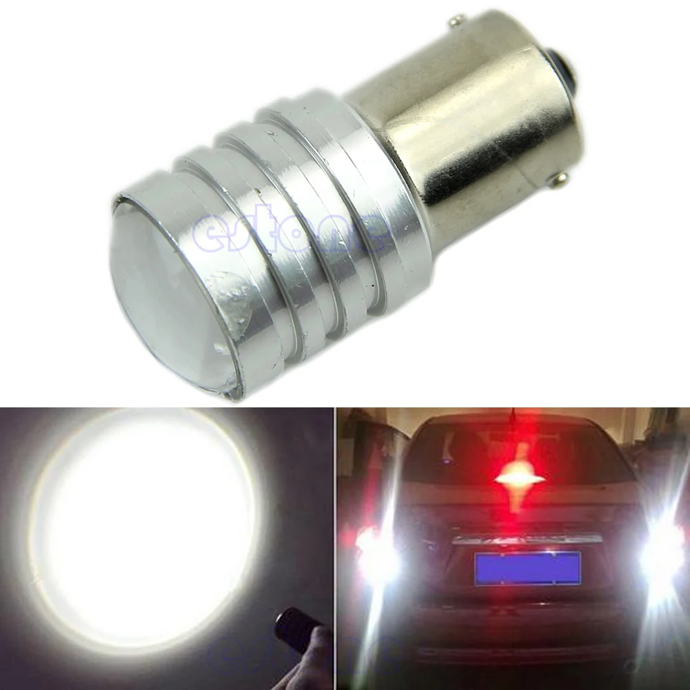Высокая 12V Мощность + 1156 BA15S P21W Белый CREE Q5 светодиодный ламля фара M2ED|Сигнальная