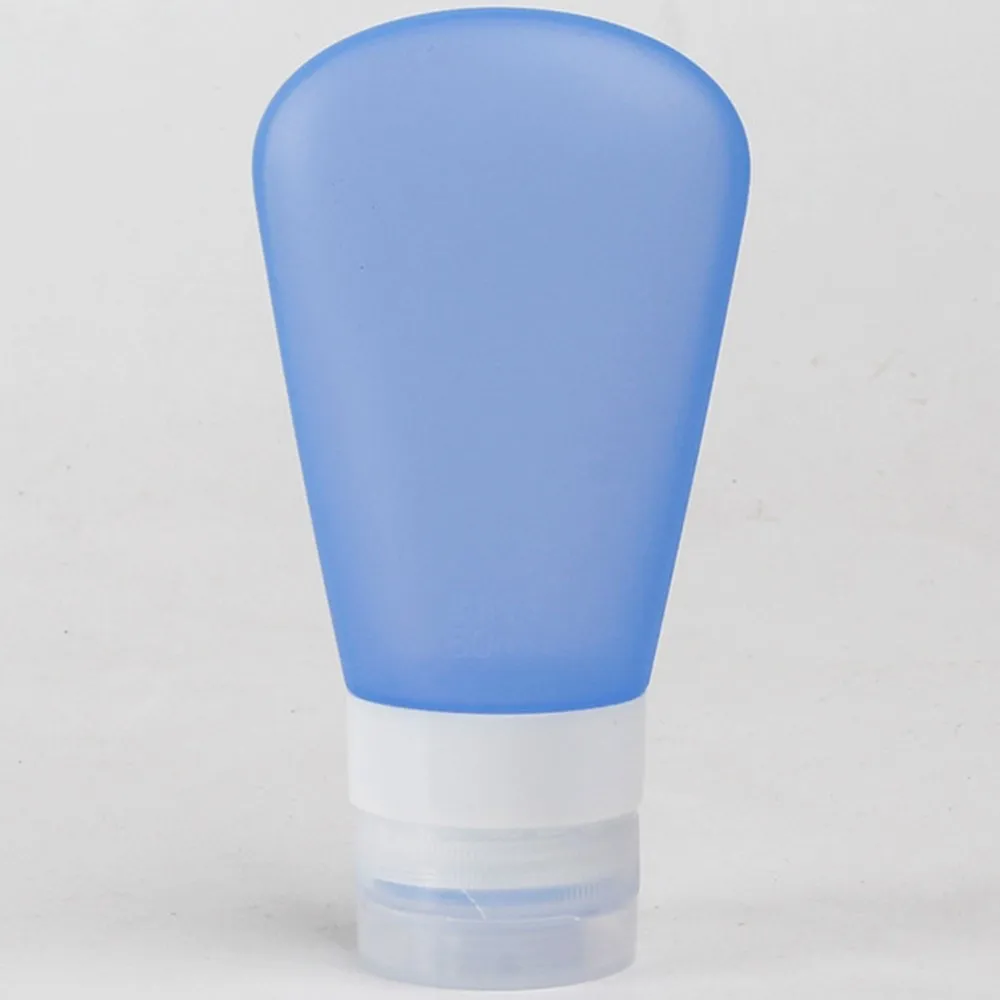 Hot Sale 1pc Empty Cosmetic Travel Lotion Containers Portable Blue Travel Cosmetic Bottle Points Bottling Beauty Makeup Tools