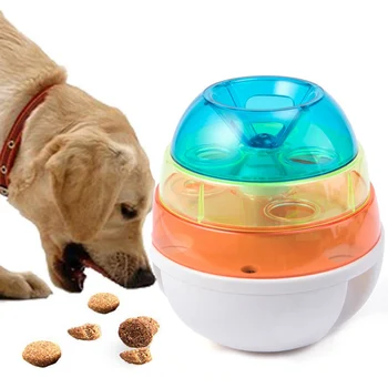 

Tumbler Pet Toy Cat Dog Automatic Leakage Dispenser Ball Slow Food Dogs Toys For Pets IQ Training