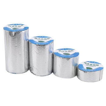

Practical Highquality Rubber Tape Selfadhesive Roof Hose Aluminum Foil Repair Waterproof Repair Fixed Plugging Tape