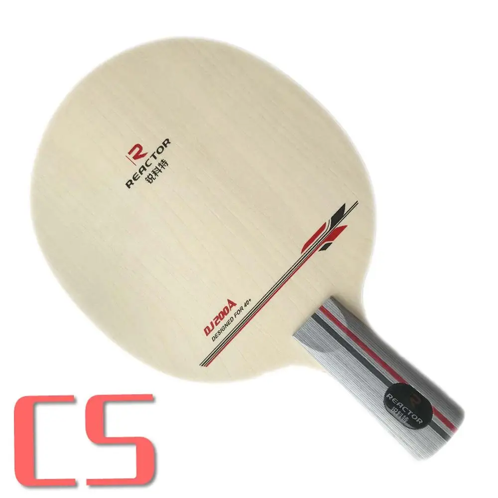 CS short handle Reactor DJ200 DJ 200 DJ-200 атака+ Петля вне-Настольный теннис лезвие для ракетки для пинг понга список подлинный - Цвет: CS short handle