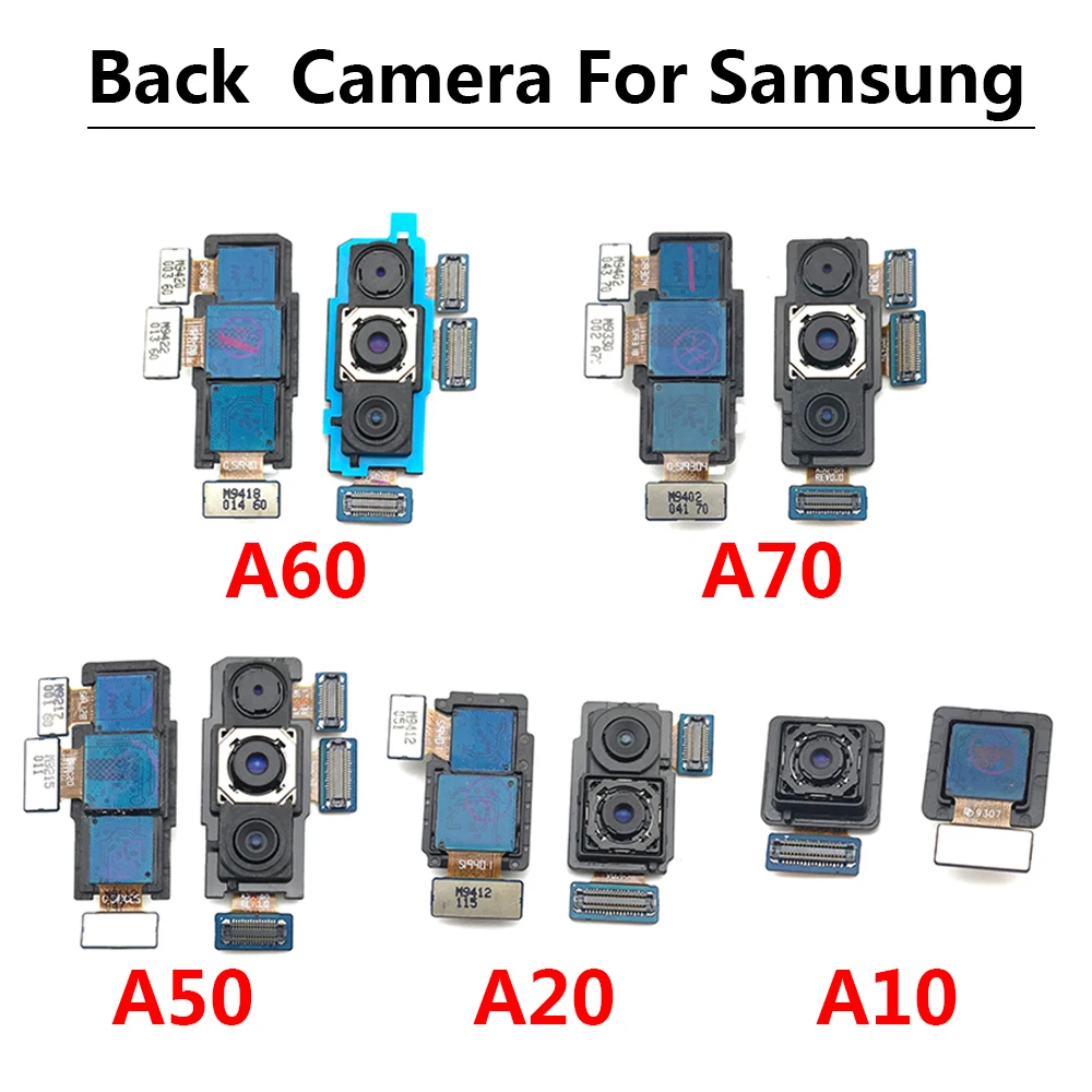 Гибкий кабель основной задней камеры для Samsung Galaxy A10 A105 A105F A20 A205 A205F A50 A505 A505F A60 A605