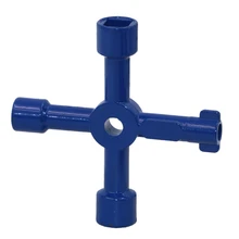 Clé triangulaire universelle multifonctionnelle à quatre voies, clé de plombier, pour compteur de gaz, dégonflage d'armoire, radiateur, vente en gros