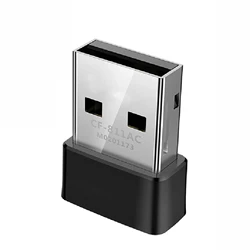 Carte réseau sans fil USB Portable, 650Mbps, prise en charge du WiFi double bande 2.4 go/5.8 go, adapté aux ordinateurs PC et portables 