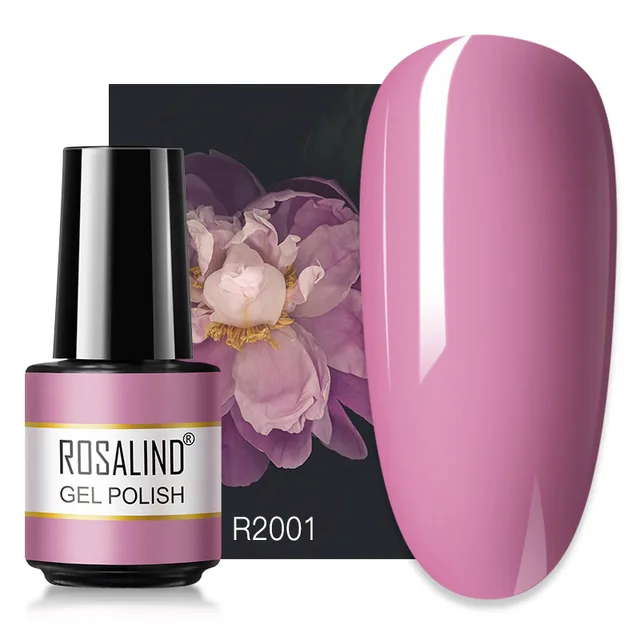 ROSALIND 7ML Nail Gel Polish Hybrid Varnishes All For Manicure Nails Art Base Top Coat UV Lamp Vernis Semi Permanent Varnishes RAR2001