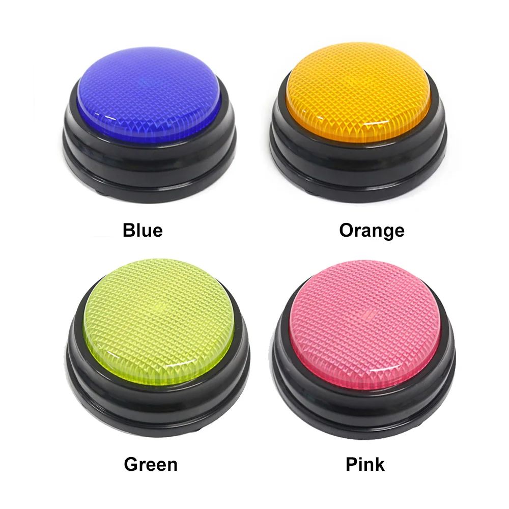 Bouton de fonction LED King avec ressources d'apprentissage, buzzers de  réponse, enregistrement, jouet coule, prenant des cadeaux, 4 couleurs par