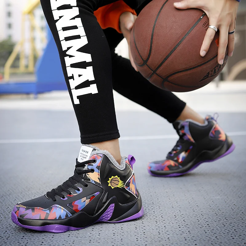 Мужские баскетбольные кроссовки Jordan 12 мужские синие ботинки зимние теплые