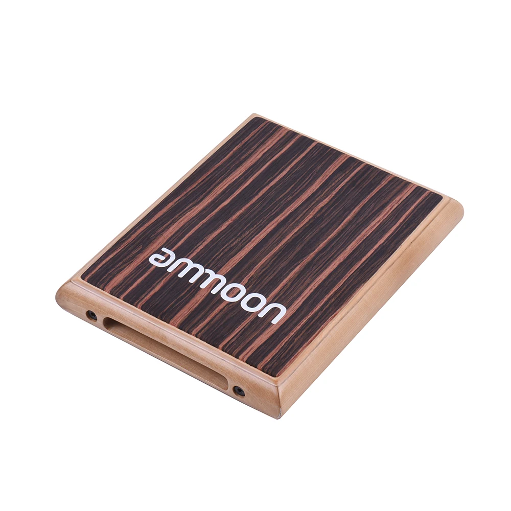 Компактный дорожный бокс барабан ammoon Cajon плоский ручной перкуссионный