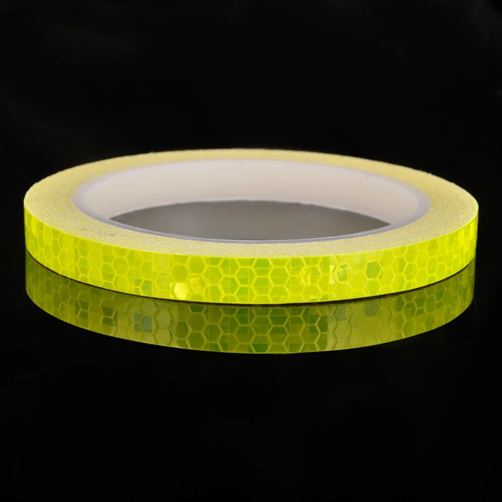 Reflective Tape Bicycle Stickers Decals Fluorescent Bike Wheel Strip Stickers Adhesive Safety Cycling Bike Warning Tape BC0123 (8)