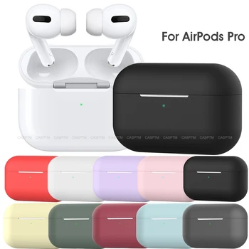 

Luxury TPU Silicone Earphone Cover For Airpods Pro Protection Case For Apple Airpods Pro Candy Color Protective Case Accessorie