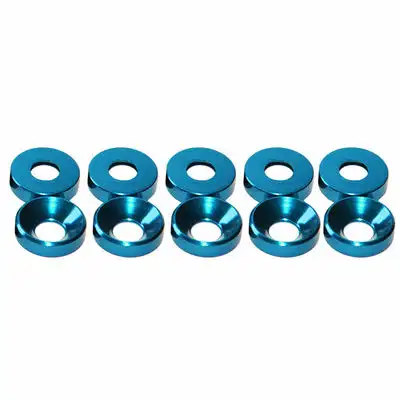 20pcs M2 M3 M4 M5 M6 Aluminum Colourful Anodized Countersunk Head Bolt Washers Gasket Red/Grey/deep Blue/Black/purple - Image 15