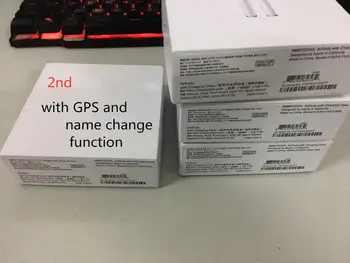 

with Retail box For Air W1 chip Mini Wireless Bluetooth Connect Headphone with GPS and name change function For i 6S 7 8 11 XS
