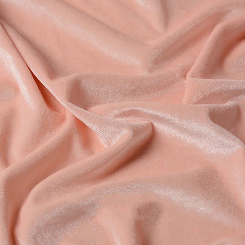 Ткань из плотного бархата для обивки одежды, скатерти DIY - Цвет: Hot Pink